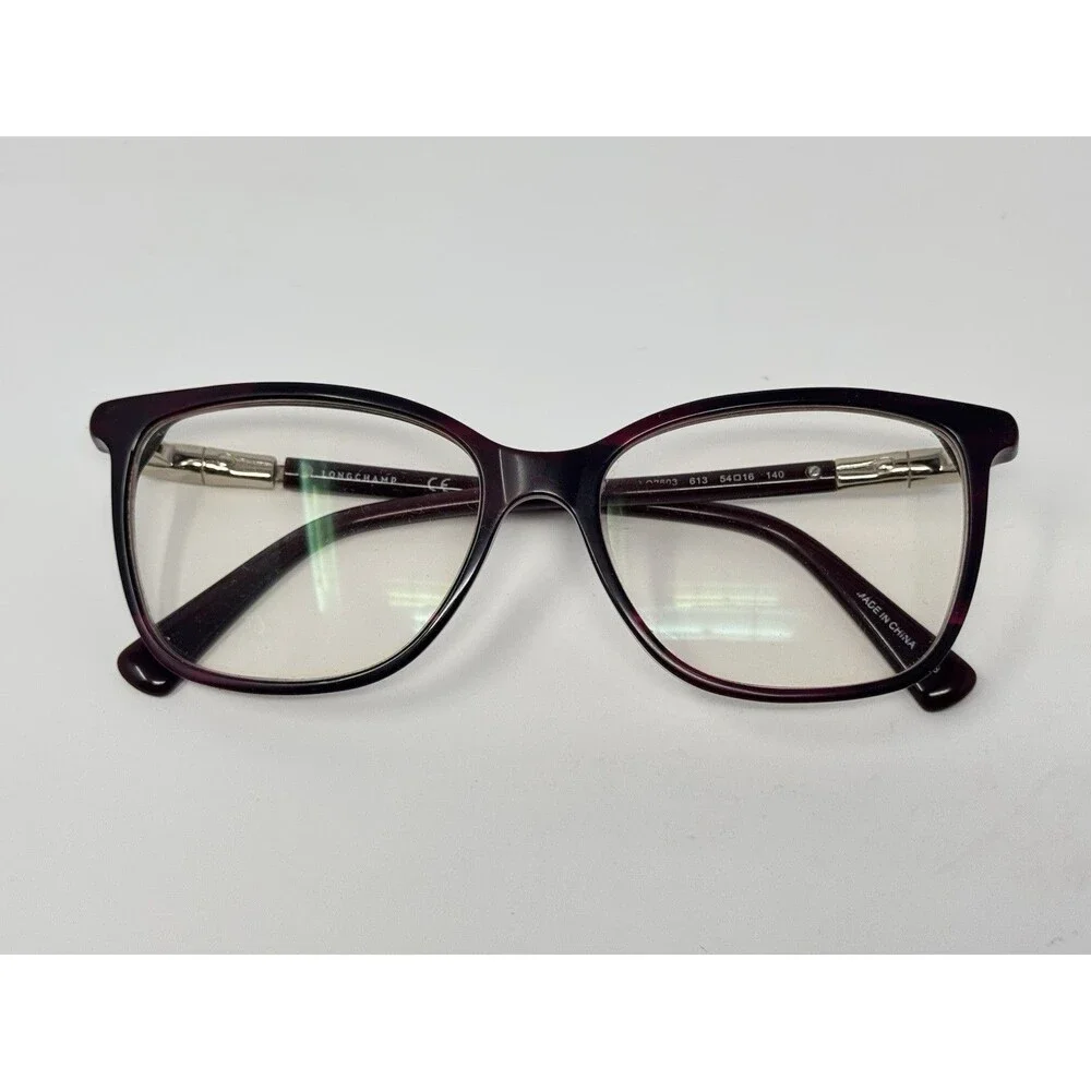Longchamp LO2603 613 Eyeglass Frames Only 54-16-140 Burgundy Authentic
